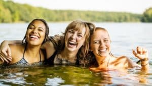 estudantes no verão