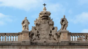 Estátua de reis visigodos na Espanha